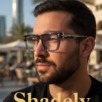 Shadely EliteVision™ Milano Classic Optical Frames – Premium Grey Prescription Glasses with Elegant Metallic Details