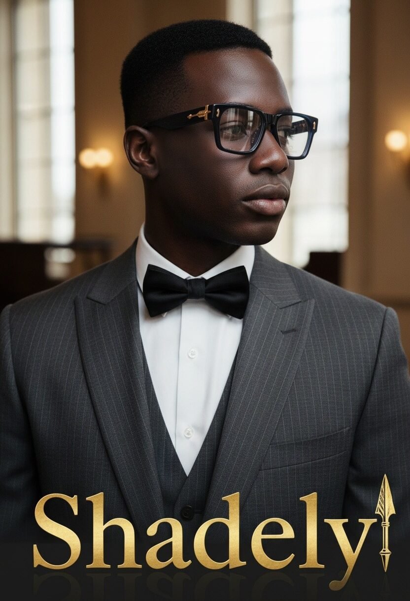 006 (2) Shadely PrestigeLine™ Monaco Elegance Optical Frames – Premium Black Prescription Glasses with Luxury Temple Detail - الصورة 1